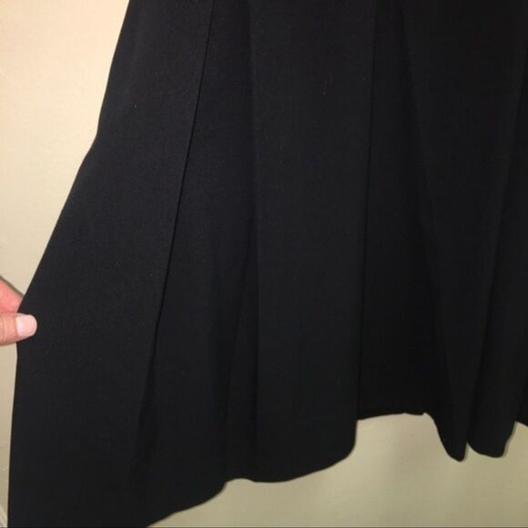 Black Halo LBD Strapless Belted Mini Cocktail Dress w/ Pockets - Picture 4 of 6